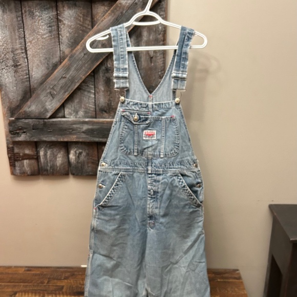 Vintage IKEDA Light Wash Denim Overalls - Size Small - Picture 1 of 9